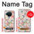 S3688 Motif d'art floral floral Etui Coque Housse pour Nokia X10