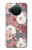S3716 Motif floral rose Etui Coque Housse pour Nokia X10