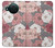 S3716 Motif floral rose Etui Coque Housse pour Nokia X10