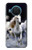 S0246 Cheval Blanc Etui Coque Housse pour Nokia X20