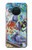S0588 mur de graffiti Etui Coque Housse pour Nokia X20