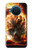 S0863 De feu crâne Etui Coque Housse pour Nokia X20