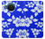 S2244 Motif Hawai Hibiscus Bleu Etui Coque Housse pour Nokia X20