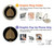 S2331 Feuille d'or bouddhiste Symbole de l'OM Etui Coque Housse pour Nokia X20