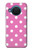 S2358 Rose à pois Etui Coque Housse pour Nokia X20