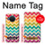 S2362 Arc en ciel coloré Shavron Zig zag Etui Coque Housse pour Nokia X20