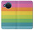 S2363 Arc en ciel Motif Etui Coque Housse pour Nokia X20