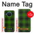 S2373 Motif vert Tartan Etui Coque Housse pour Nokia X20