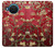 S2414 Rouge Fleur amandier Van Gogh Etui Coque Housse pour Nokia X20