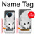 S2569 Blanc arctique Renard Etui Coque Housse pour Nokia X20