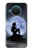 S2668 Silhouette sirène Lune Nuit Etui Coque Housse pour Nokia X20