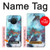 S2724 Dragon Blanc Piscine Haisu Lui Etui Coque Housse pour Nokia X20