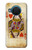 S2833 Poker Carte Coeurs Reine Etui Coque Housse pour Nokia X20