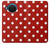 S2951 Rouge Pois Etui Coque Housse pour Nokia X20