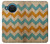 S3033 Bois Chevron Imprimé millésimé Graphic Etui Coque Housse pour Nokia X20