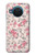S3095 Motif Rose millésimé Etui Coque Housse pour Nokia X20