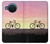 S3252 vélo Coucher de soleil Etui Coque Housse pour Nokia X20