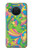 S3273 Fleur Ligne Motif Art Etui Coque Housse pour Nokia X20