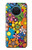 S3281 Motif coloré Hippie Fleurs Etui Coque Housse pour Nokia X20