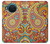 S3402 Floral Paisley Seamless Etui Coque Housse pour Nokia X20