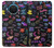 S3433 Néon graphique millésimé Etui Coque Housse pour Nokia X20