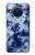 S3439 Tissu Indigo Tie Dye Etui Coque Housse pour Nokia X20