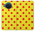 S3526 Rouge tache à pois Etui Coque Housse pour Nokia X20
