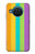 S3678 Vertical arc-en-ciel coloré Etui Coque Housse pour Nokia X20