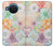 S3705 Fleur florale pastel Etui Coque Housse pour Nokia X20