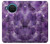 S3713 Graphique violet améthyste à quartz imprimé Etui Coque Housse pour Nokia X20