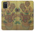 S0214 Van Gogh quinze tournesols Etui Coque Housse pour Samsung Galaxy A03S