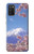 S1060 Mont Fuji Sakura fleur de cerisier Etui Coque Housse pour Samsung Galaxy A03S