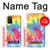 S1697 Tie Dye coloré imprimé graphique Etui Coque Housse pour Samsung Galaxy A03S