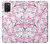 S1972 Sakura fleur de Cerisiers Etui Coque Housse pour Samsung Galaxy A03S