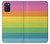 S2363 Arc en ciel Motif Etui Coque Housse pour Samsung Galaxy A03S
