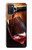 S2396 Rouge Bouteille de vin et le verre Etui Coque Housse pour Samsung Galaxy A03S