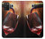 S2396 Rouge Bouteille de vin et le verre Etui Coque Housse pour Samsung Galaxy A03S