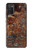 S2714 Rouille Texture acier imprimé graphique Etui Coque Housse pour Samsung Galaxy A03S