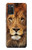 S2870 Lion Roi des Bêtes Etui Coque Housse pour Samsung Galaxy A03S