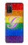 S2899 Arc en ciel LGBT Gay Pride Drapeau Etui Coque Housse pour Samsung Galaxy A03S