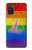 S2900 Arc en ciel LGBT Fierté lesbienne Drapeau Etui Coque Housse pour Samsung Galaxy A03S
