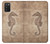 S3214 Hippocampe squelette Fossile Etui Coque Housse pour Samsung Galaxy A03S