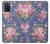 S3265 Motif Fleur millésimé Etui Coque Housse pour Samsung Galaxy A03S