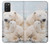 S3373 Famille d'ours polaire Etui Coque Housse pour Samsung Galaxy A03S