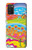 S3407 hippie Art Etui Coque Housse pour Samsung Galaxy A03S
