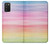 S3507 Coloré Arc-en-ciel pastel Etui Coque Housse pour Samsung Galaxy A03S