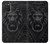 S3619 Lion noir gothique Etui Coque Housse pour Samsung Galaxy A03S
