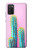S3673 Cactus Etui Coque Housse pour Samsung Galaxy A03S