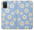 S3681 Motif de fleurs de marguerite Etui Coque Housse pour Samsung Galaxy A03S