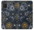 S3702 Lune et soleil Etui Coque Housse pour Samsung Galaxy A03S
